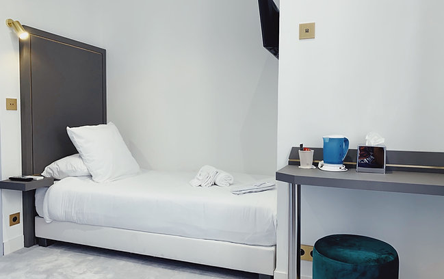 Camera singola di 10 m² con letto singolo, Hôtel Pantiero Cannes
