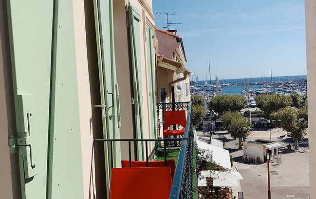 Camera matrimoniale deluxe di 18 m² con balcone privato, Hôtel Pantiero Cannes