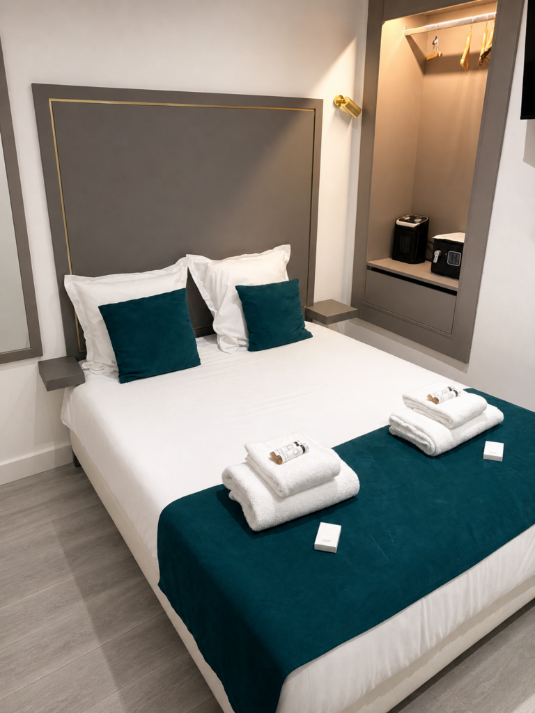 Family room at Hôtel Pantiero Cannes, sleeping area